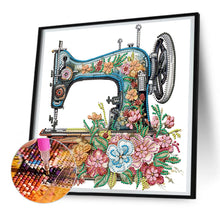 Load image into Gallery viewer, Sewing Machine 30*30CM (canvas) Partial Special-Shaped Drill Diamond Painting
