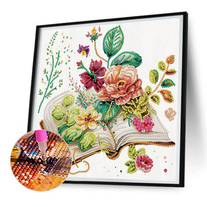 Book 30*30CM (canvas) Partial Special-Shaped Drill Diamond Painting