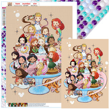 Load image into Gallery viewer, Disney Princess 50*70CM (canvas) Full Round Drill Diamond Painting
