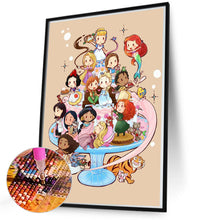 Load image into Gallery viewer, Disney Princess 50*70CM (canvas) Full Round Drill Diamond Painting
