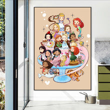 Load image into Gallery viewer, Disney Princess 50*70CM (canvas) Full Round Drill Diamond Painting
