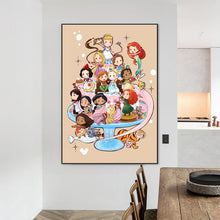 Load image into Gallery viewer, Disney Princess 50*70CM (canvas) Full Round Drill Diamond Painting
