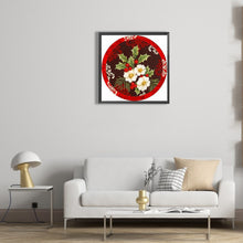 Load image into Gallery viewer, Round Poinsettia 30*30CM (canvas) Full Round Drill Diamond Painting
