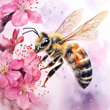 Load image into Gallery viewer, Pollen Bee 30*30CM (canvas) Full Round Drill Diamond Painting
