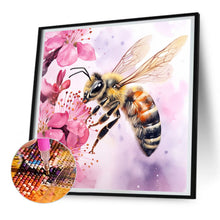 Load image into Gallery viewer, Pollen Bee 30*30CM (canvas) Full Round Drill Diamond Painting
