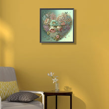 Load image into Gallery viewer, Heart Bouquet 40*40CM (canvas) Full Round Drill Diamond Painting
