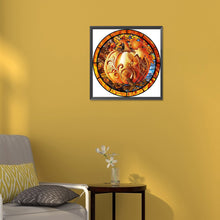Load image into Gallery viewer, Autumn Pumpkin Medallion Painting 30*30CM (canvas) Full Round Drill Diamond Painting
