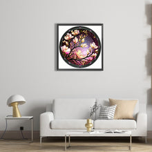 Load image into Gallery viewer, Stained Glass 40*40CM (canvas) Full Round AB Drill Diamond Painting
