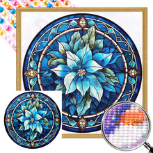 Load image into Gallery viewer, Stained Glass 40*40CM (canvas) Full Round AB Drill Diamond Painting
