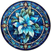 Load image into Gallery viewer, Stained Glass 40*40CM (canvas) Full Round AB Drill Diamond Painting
