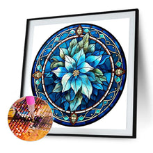 Load image into Gallery viewer, Stained Glass 40*40CM (canvas) Full Round AB Drill Diamond Painting
