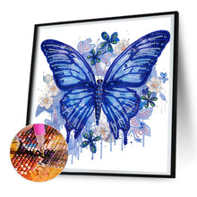 Load image into Gallery viewer, Flowers And Butterflies 30*30CM (canvas) Partial Special-Shaped Drill Diamond Painting
