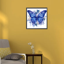 Load image into Gallery viewer, Flowers And Butterflies 30*30CM (canvas) Partial Special-Shaped Drill Diamond Painting
