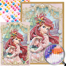 Load image into Gallery viewer, Disney Princess Ariel 50*70CM (canvas) Full Round AB Drill Diamond Painting
