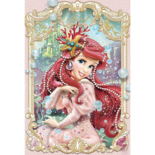 Load image into Gallery viewer, Disney Princess Ariel 50*70CM (canvas) Full Round AB Drill Diamond Painting
