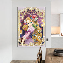 Load image into Gallery viewer, Disney Rapunzel 50*70CM (canvas) Full Round AB Drill Diamond Painting
