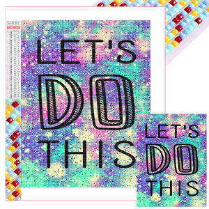 Let\'S Do This 30*40CM (canvas) Full Square Drill Diamond Painting