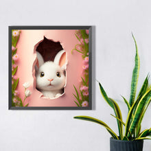 Load image into Gallery viewer, Bunny In The Wall 40*40CM (canvas) Full Square AB Drill Diamond Painting
