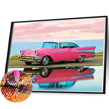 Load image into Gallery viewer, Pink Sports Car 30*20CM (canvas) Full Square Drill Diamond Painting
