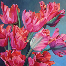 Load image into Gallery viewer, Pink Tulip 30*30CM (canvas) Full Round Drill Diamond Painting

