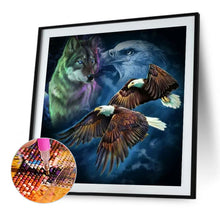 Load image into Gallery viewer, Late Night Eagle And Wolf 40*40CM (canvas) Full Round Drill Diamond Painting
