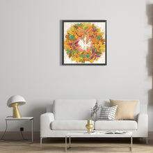 Load image into Gallery viewer, Autumn Leaves Wreath 30*30CM (canvas) Partial Special-Shaped Drill Diamond Painting
