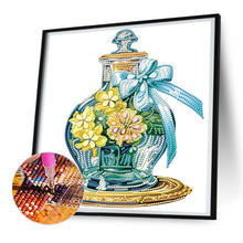 Load image into Gallery viewer, Flowers And Glass Vases 30*30CM (canvas) Partial Special-Shaped Drill Diamond Painting
