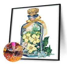 Load image into Gallery viewer, Flowers And Glass Vases 30*30CM (canvas) Partial Special-Shaped Drill Diamond Painting
