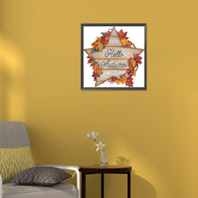 Load image into Gallery viewer, Autumn Pentagram 30*30CM (canvas) Partial Special-Shaped Drill Diamond Painting
