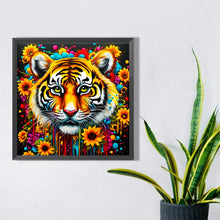 Load image into Gallery viewer, Sunflower Tiger 40*40CM (canvas) Full Square AB Drill Diamond Painting
