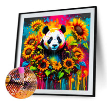 Load image into Gallery viewer, Sunflower Panda 40*40CM (canvas) Full Square AB Drill Diamond Painting
