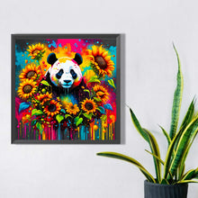 Load image into Gallery viewer, Sunflower Panda 40*40CM (canvas) Full Square AB Drill Diamond Painting
