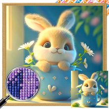 Load image into Gallery viewer, Cup Rabbit 40*40CM (canvas) Full Square AB Drill Diamond Painting
