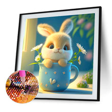 Load image into Gallery viewer, Cup Rabbit 40*40CM (canvas) Full Square AB Drill Diamond Painting
