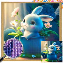 Load image into Gallery viewer, Cup Rabbit 40*40CM (canvas) Full Square AB Drill Diamond Painting
