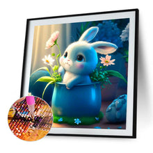 Load image into Gallery viewer, Cup Rabbit 40*40CM (canvas) Full Square AB Drill Diamond Painting
