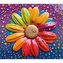 Load image into Gallery viewer, Colored Flowers 40*35CM (canvas) Full Round Drill Diamond Painting
