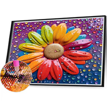 Load image into Gallery viewer, Colored Flowers 40*35CM (canvas) Full Round Drill Diamond Painting
