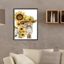 Load image into Gallery viewer, Sunflower Cowboy Kids 30*40CM (canvas) Full Round Drill Diamond Painting
