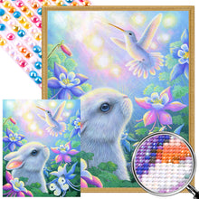 Load image into Gallery viewer, Garden Butterfly Rabbit Bird 40*50CM (canvas) Full Round AB Drill Diamond Painting
