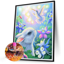 Load image into Gallery viewer, Garden Butterfly Rabbit Bird 40*50CM (canvas) Full Round AB Drill Diamond Painting
