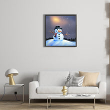 Load image into Gallery viewer, Snowman 30*30CM (canvas) Full Round Drill Diamond Painting
