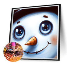 Load image into Gallery viewer, Snowman 30*30CM (canvas) Full Round Drill Diamond Painting
