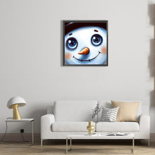 Load image into Gallery viewer, Snowman 30*30CM (canvas) Full Round Drill Diamond Painting
