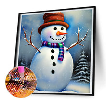 Load image into Gallery viewer, Snowman 30*30CM (canvas) Full Round Drill Diamond Painting
