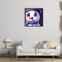 Load image into Gallery viewer, Snowman 30*30CM (canvas) Full Round Drill Diamond Painting
