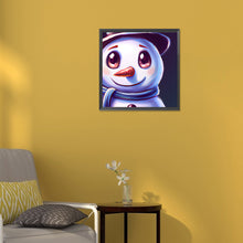 Load image into Gallery viewer, Snowman 30*30CM (canvas) Full Round Drill Diamond Painting
