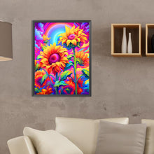 Load image into Gallery viewer, Colorful Sunflower 30*40CM (canvas) Full Round Drill Diamond Painting
