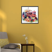 Load image into Gallery viewer, The Tractor 30*30CM (canvas) Full Round Drill Diamond Painting
