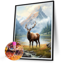 Load image into Gallery viewer, Forest Elk 40*50CM (canvas) Full Round Drill Diamond Painting
